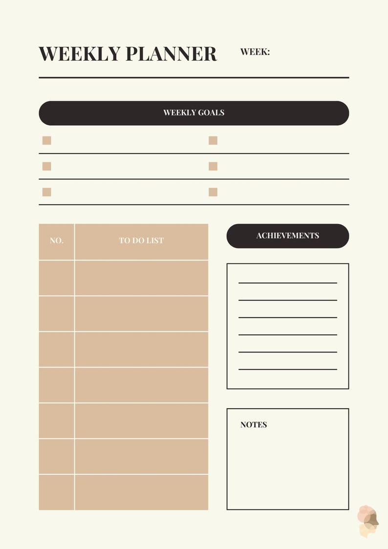 Business & Life Balance Planner | Printable Organizer for Caregivers ...
