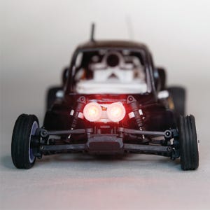 Rallylight Upgrade Kit for FPV Conversion Kit – 3D Printed Headlight Add-On for Losi Micro B |   Dual LED Lights