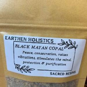 Black Copal Resin. Natural and pure. Dark Mayan/ Aztec Copal