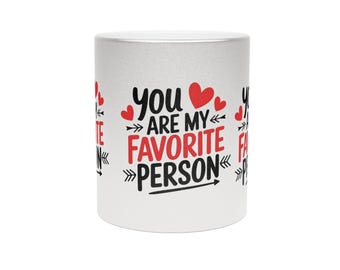 Taza metálica (plata/oro)