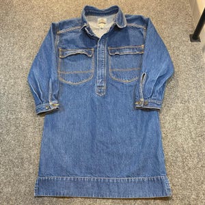 vintage gap denim dress Vintage gap kids Girls denim dress size 4 EEUC