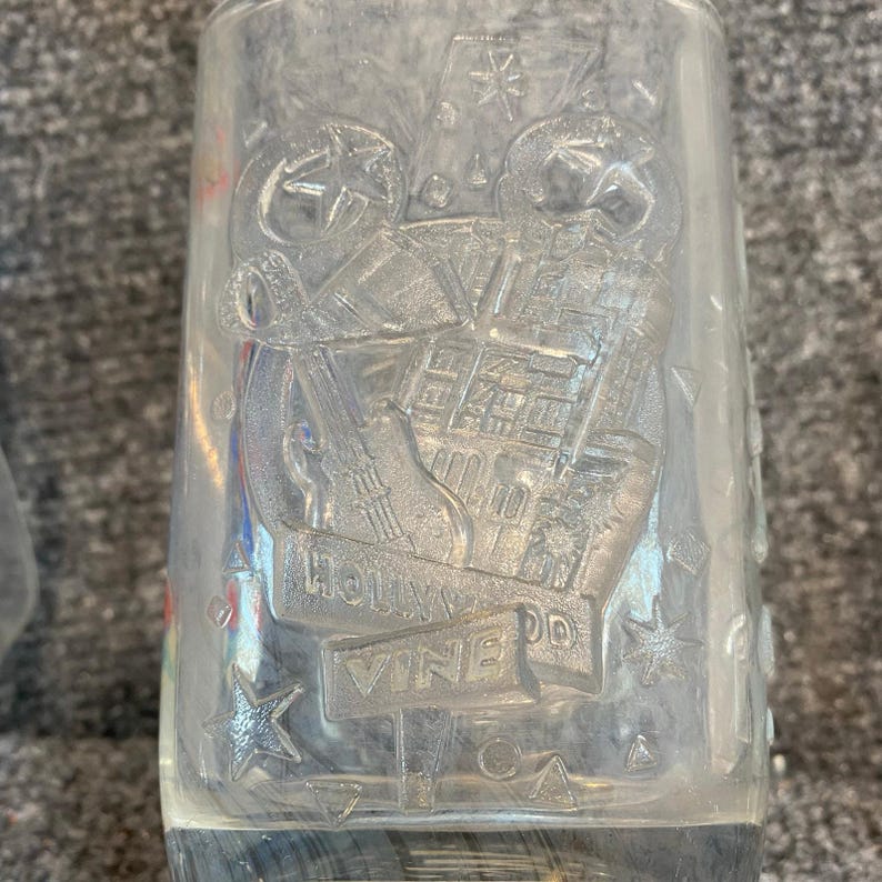 Vintage Set of 5 Mcdonalds Disney Mickey Mouse Magic Glass Tumblers Rare 2000 image 9