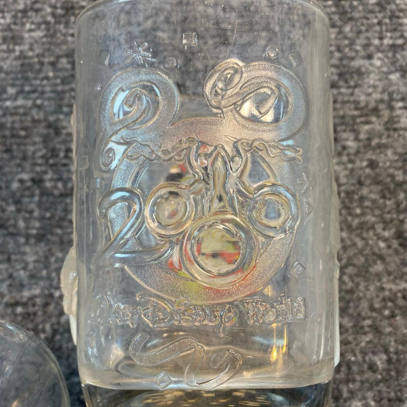Vintage Set of 5 Mcdonalds Disney Mickey Mouse Magic Glass Tumblers Rare 2000 image 6