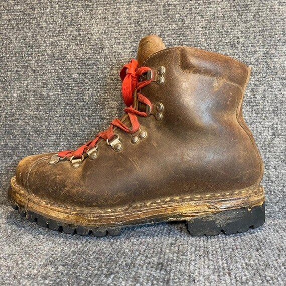 Vintage Raichle Hiking Boots Mens 7.5 Mountaineering Brown  display picture 2