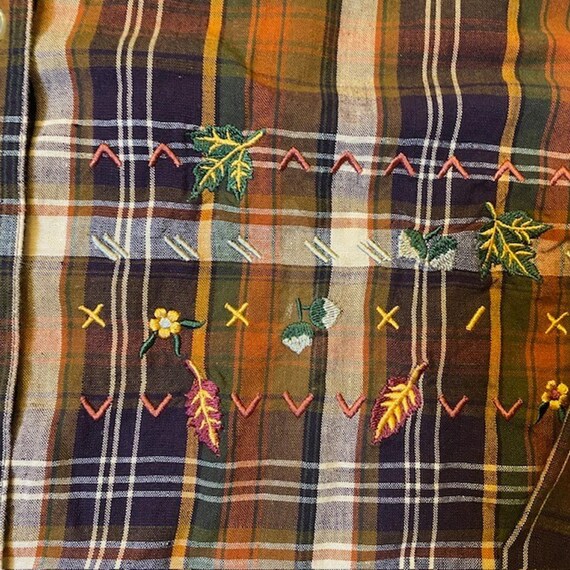 Vintage 90s Cottage Rustic Basic Editions Embroid… - image 4