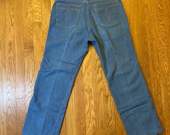 Vintage Levi's Men's 30x26 Action Chambray Light Wash Blue Denim Jeans USA