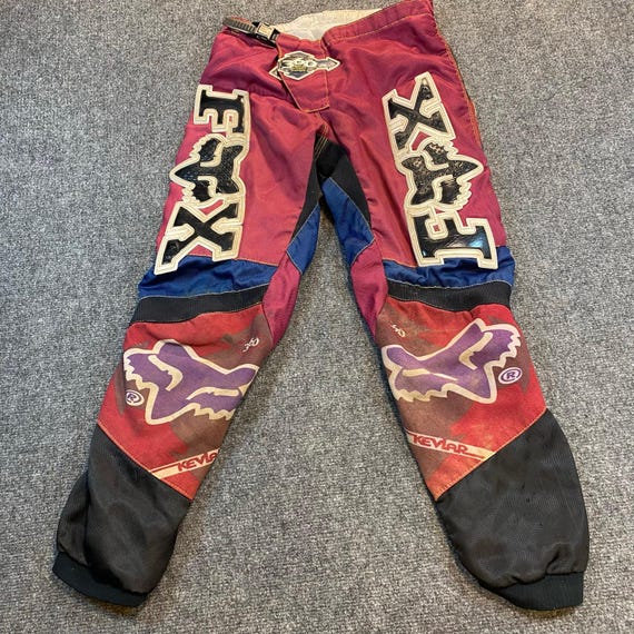 Vintage 90s Fox Racing 360 Motocross Pants Size 2… - image 1