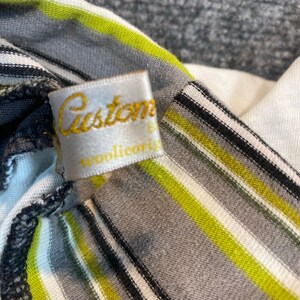 Tintin Upcycled Patchwork T-Shirt Large Skirt Handmade Eco-Friendly Comic Tee bild 4