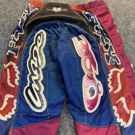 Vintage 90s Fox Racing 360 Motocross Pants Size 2… - image 4