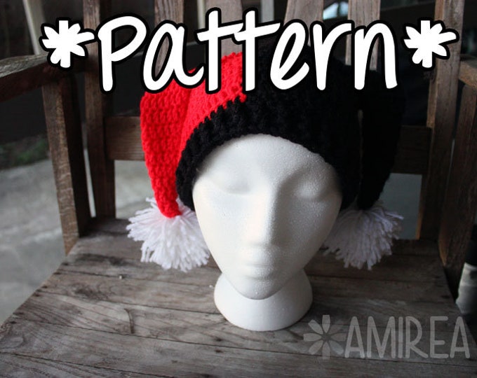 Jester Hat PDF Crochet Pattern INSTANT DOWNLOAD Etsy