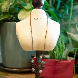 Handmade Coffee Bean Necklace - String | Aromatic & Eco-Friendly Jewelry for Coffee Lovers | Customizable Gift | Adjustable