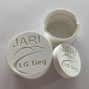 Personalisierte Anlaufmarkierung aus dem 3D-Drucker für Weitsprung, Hochsprung und weitere leichtathletische Disziplinen, Einzeldose