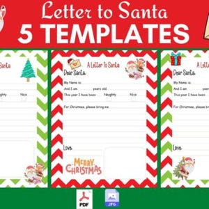 Plantillas de cartas a Papá Noel para desearle un feliz cumpleaños