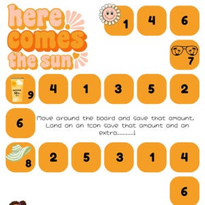 Here Comes the Sun| Saving Challenge| Saving Challenge Game| Low Income| Low Budget| Saving Challenge PDF| Games| Mini Savings