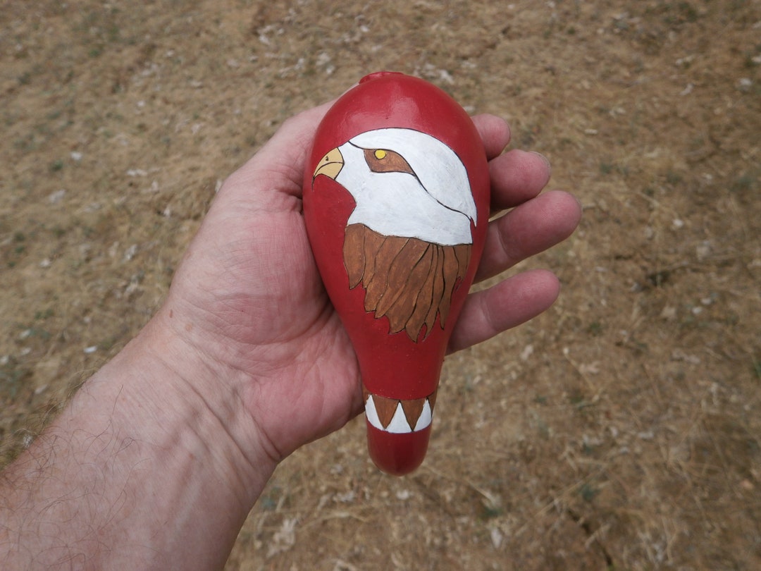 Shamarack Rattle Shamanic Rattle Eagle Totem Free Shipping - Etsy Canada