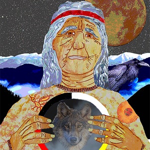 11 X 14 Print - The Shaman - Free Shipping