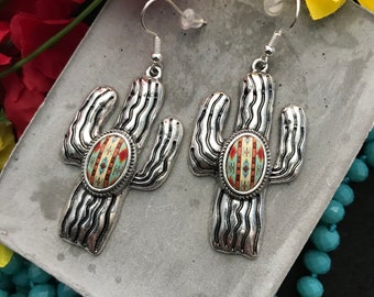 Southwestern Cactus Earrings