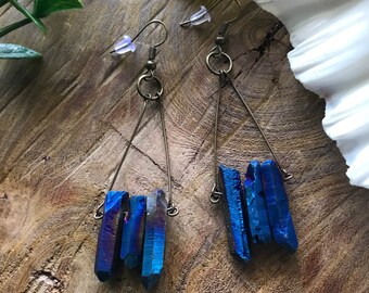 Quartz Crystal Earrings