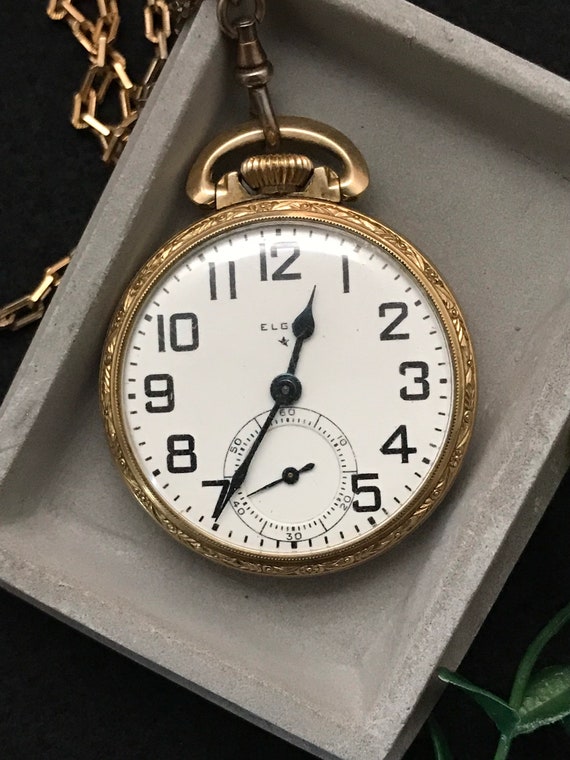 Vintage Elgin Pocket Watch - image 5