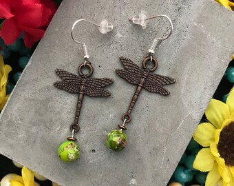 Victorian Dragonfly Earrings