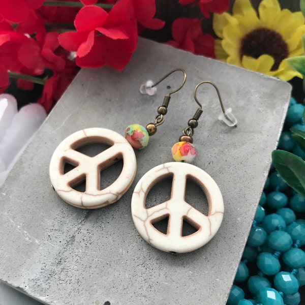 Peace Sign Earrings