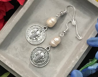 Saint Benedict Earrings