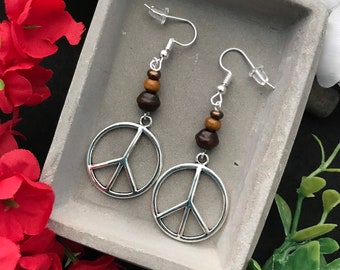 Peace Sign Earrings