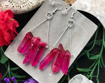 Quartz Crystal Earrings