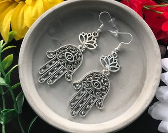 Hamsa Earrings