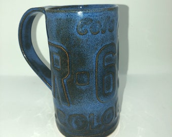 Colorado License Plate Mug, Large, Blue