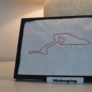 Overheadkaarten F1-racebaan