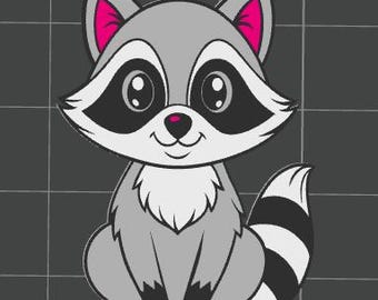 Trash Panda Stroh Topper STL Datei, 3D Druck Stroh Topper Digitaler Download, Waschbär Stopper