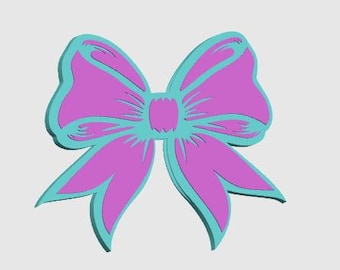 Coquette Bow Straw Topper STL File, 3D Print Straw Topper Digital Download, Trendy Bow