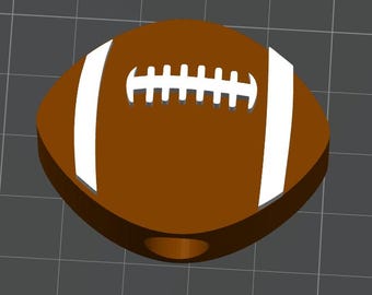 Fußball Straw Topper STL-Datei, 3D-Druck Stroh Topper Digitaler Download