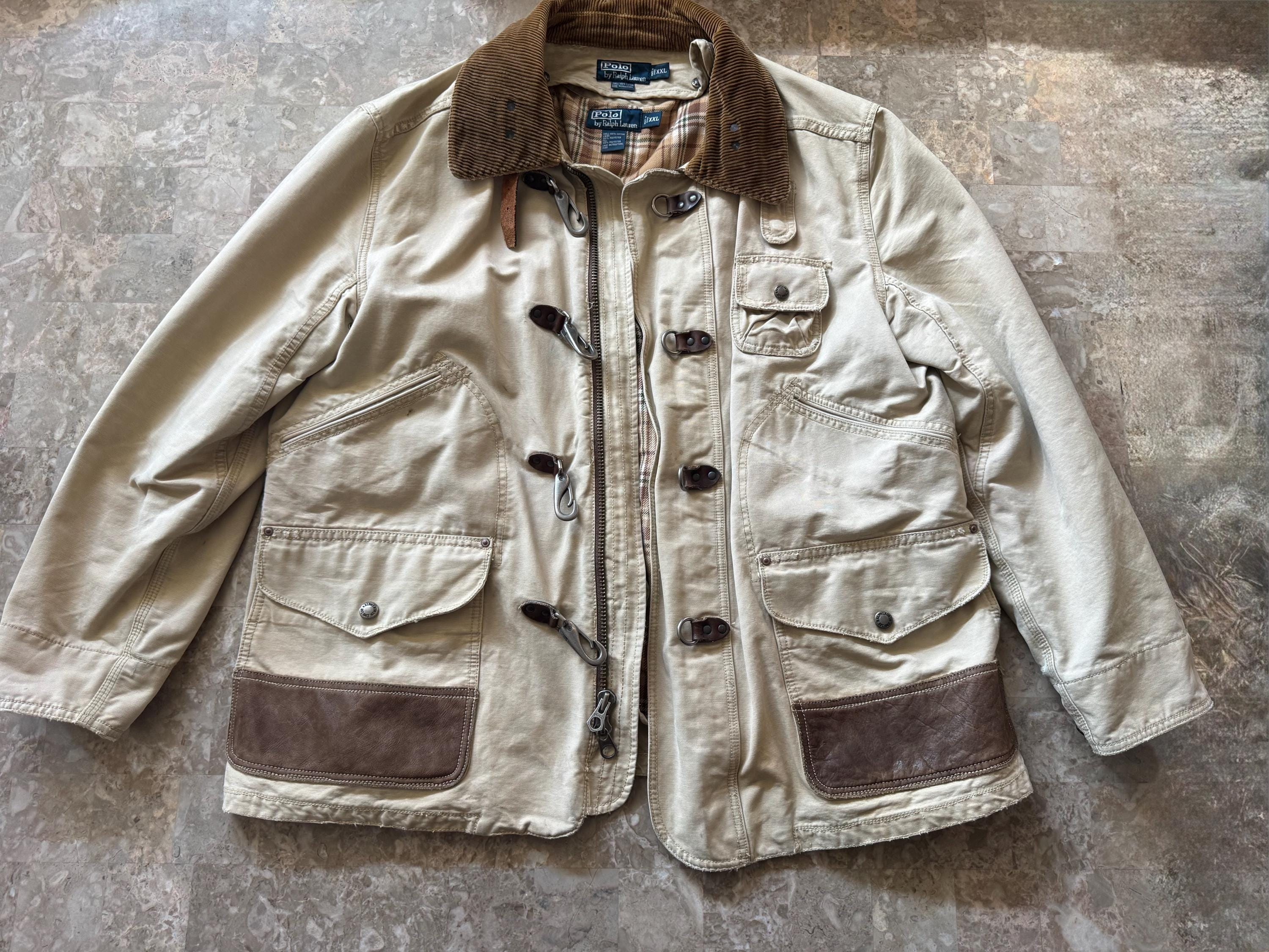 ジャケット・アウター 90'sRalph Lauren Fireman jacket Vintage 90's Polo Ralph Lauren Fireman Jacket Mens 2XL Canvas