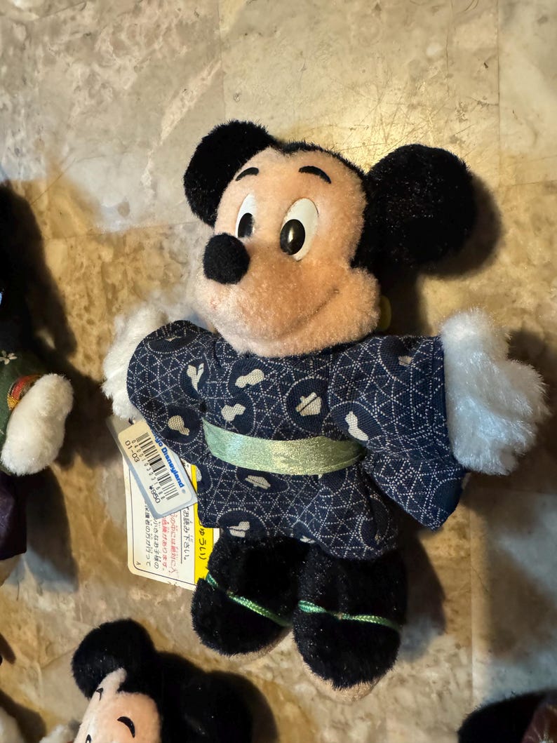 5 Disneyland Musse Mimmi Pigg Daisy Anka Plyschnyckelring KIMONO Tokyo Japan bild 5