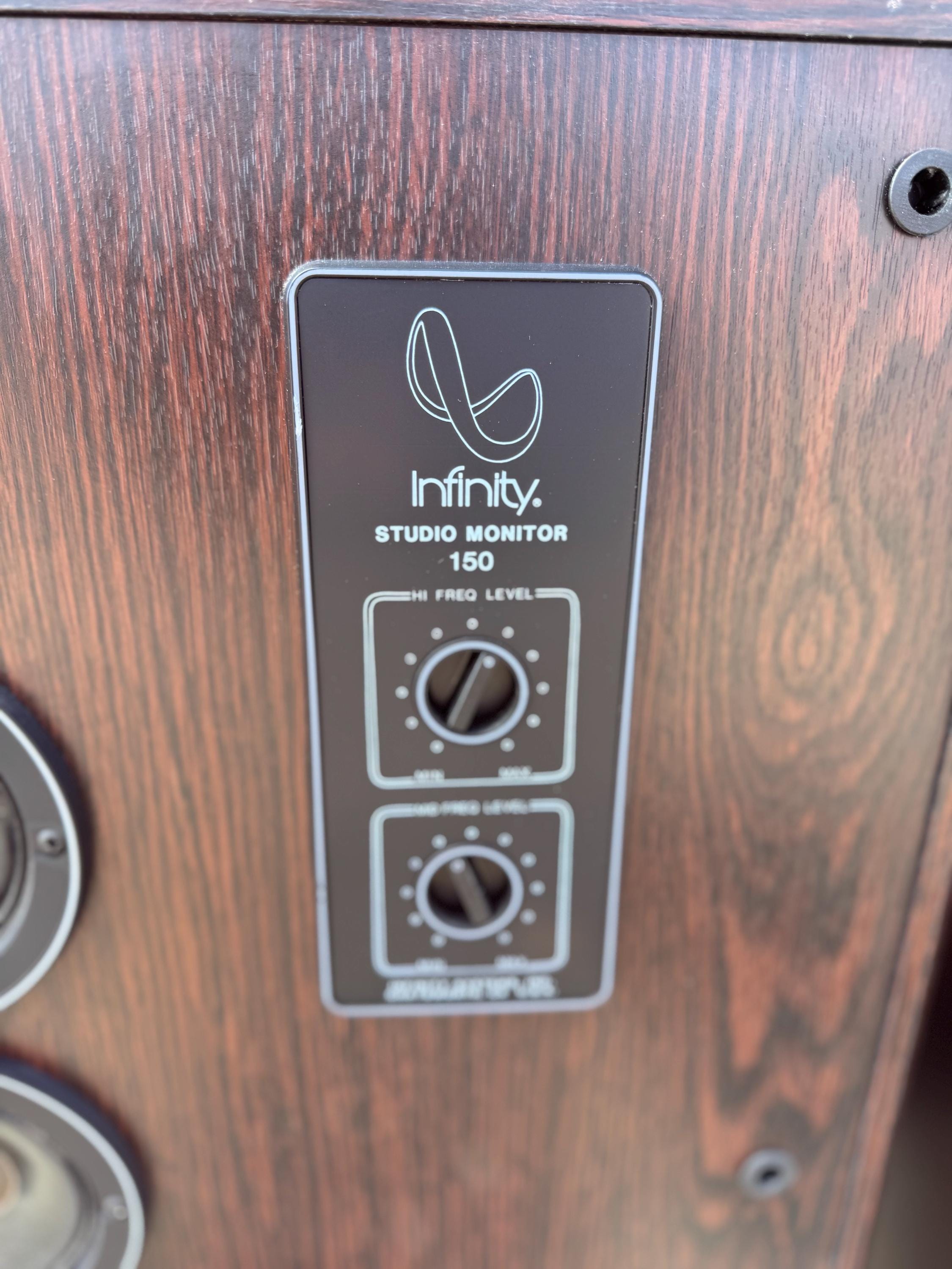 Infinity Studio Monitor 150 3-way 300W Floor Speakers 15" Woofer ...