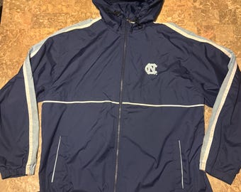 Vintage Spotlight Jacket Mens Extra Large UNC North Carolina Tar Heels Full Zip