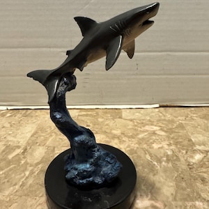 ワイランド Wyland 1995年制作　ブロンズ彫刻　カジキマグロ Robert wyland art - Etsy 日本