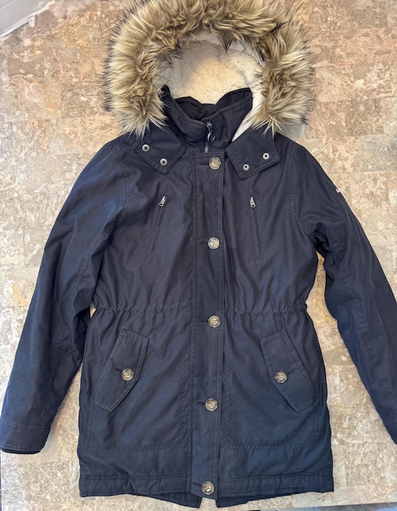 Vintage Kids Abercrombie Faux Fur & Shearling Lined 13/14 Blue
