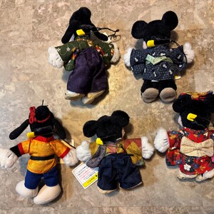 5 Disneyland Musse Mimmi Pigg Daisy Anka Plyschnyckelring KIMONO Tokyo Japan bild 3