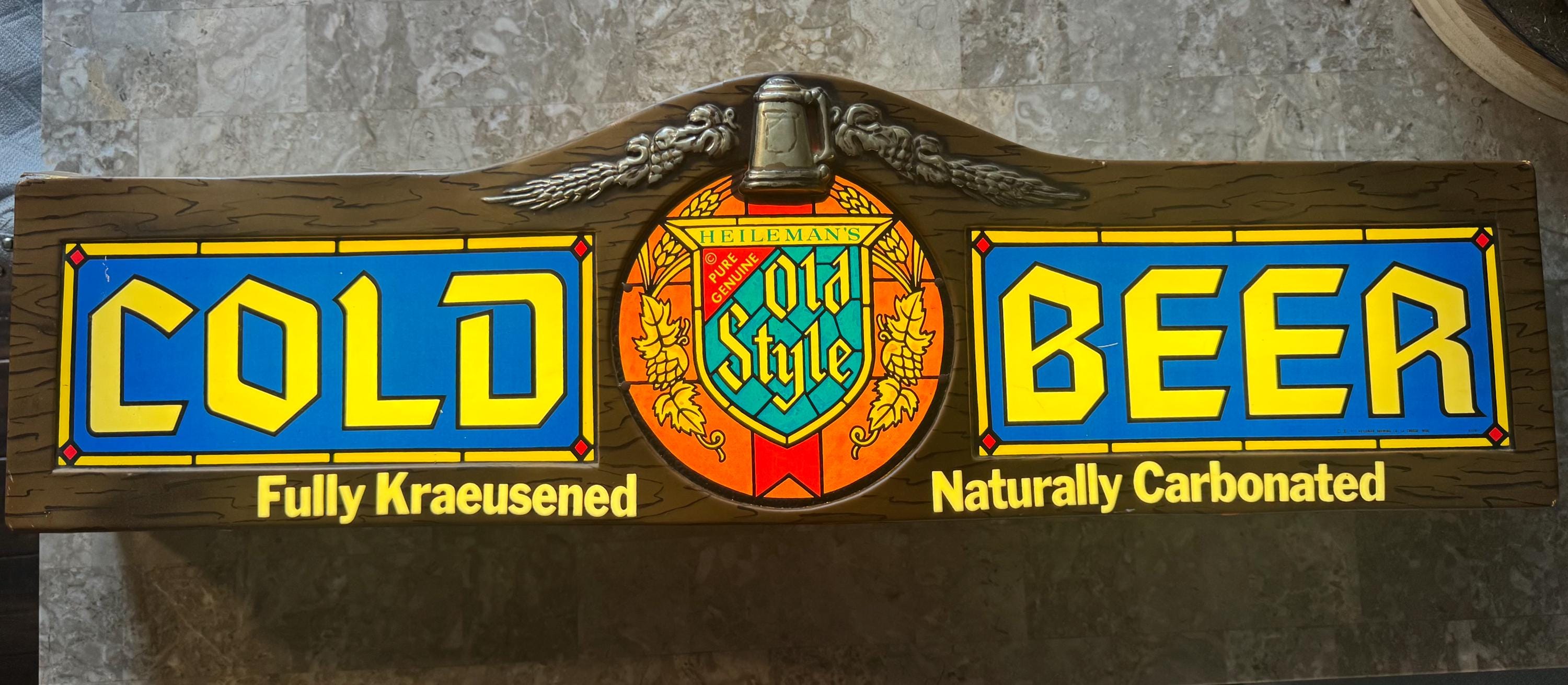 Heileman's Old Style Beer Beer Sign - Etsy