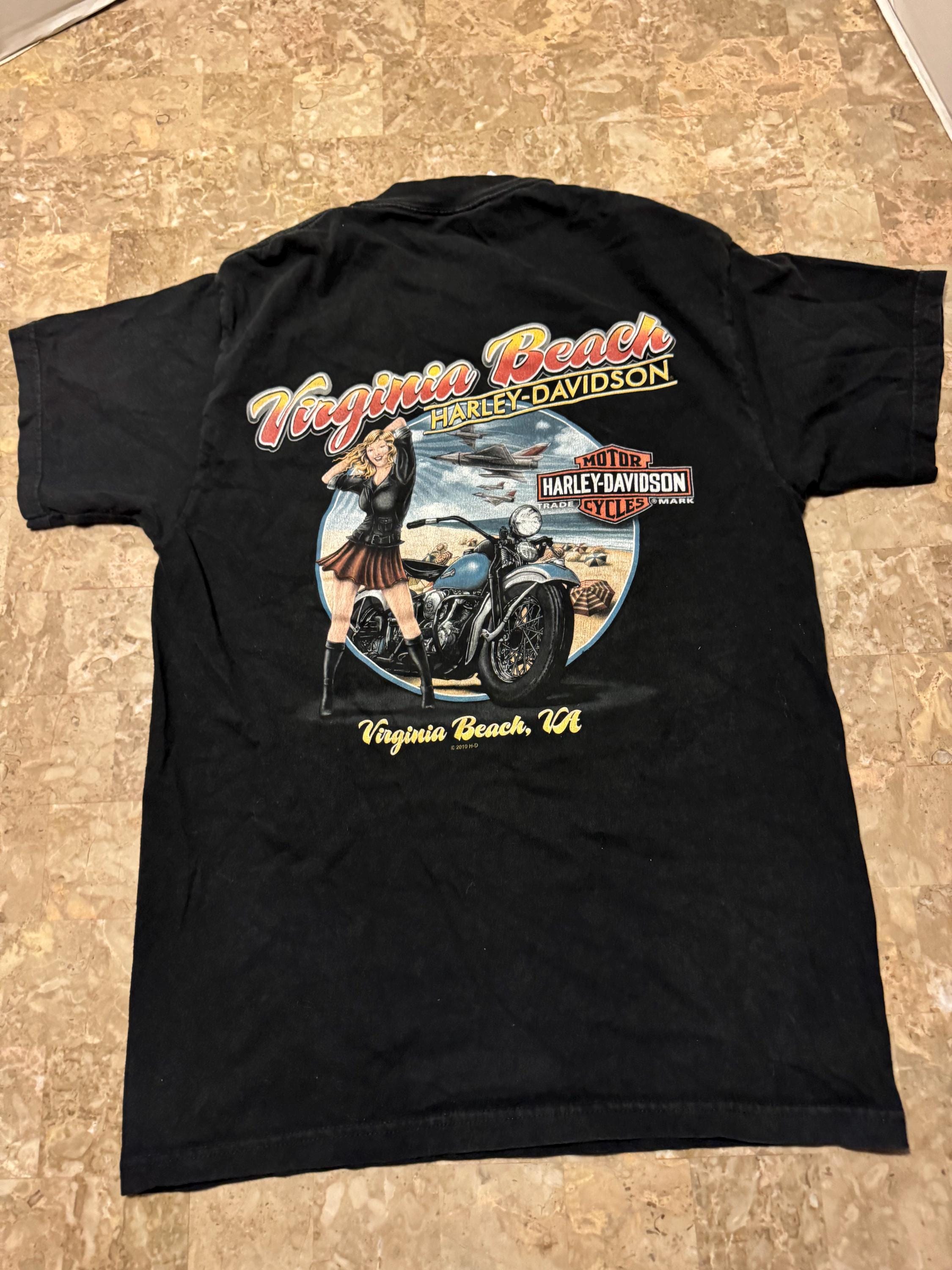 2010 Virginia Beach Harley Haven Harley-davidson Motorcycles T