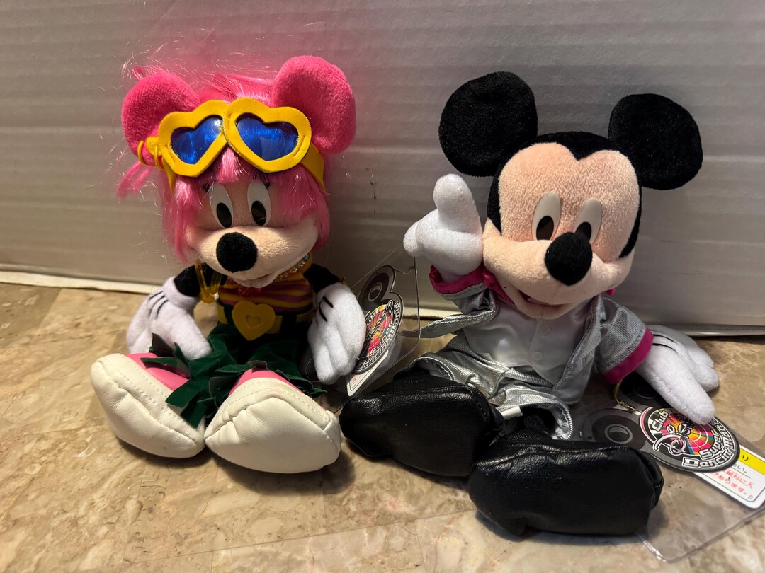 DISNEY フィギュリン Club Disney スーパーダンシングマニア DISNEY Mickey Minnie Club Disney Super DANCIN Mania Japanese Raver