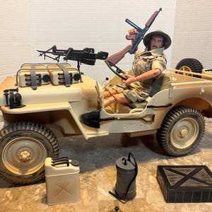 Vintage Gi Joe Jeep - Etsy