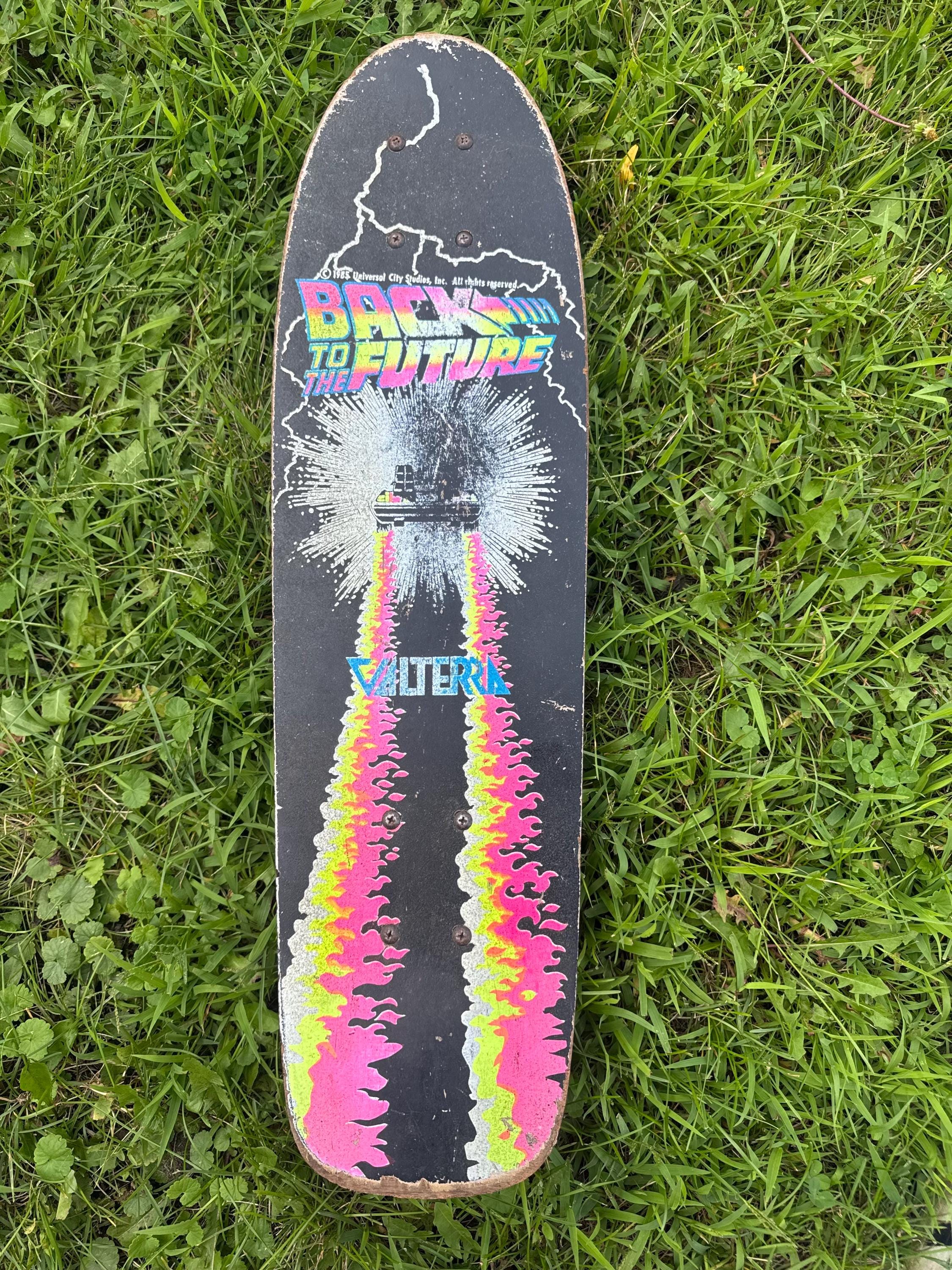 Back to the Future Skateboard Deck - Etsy