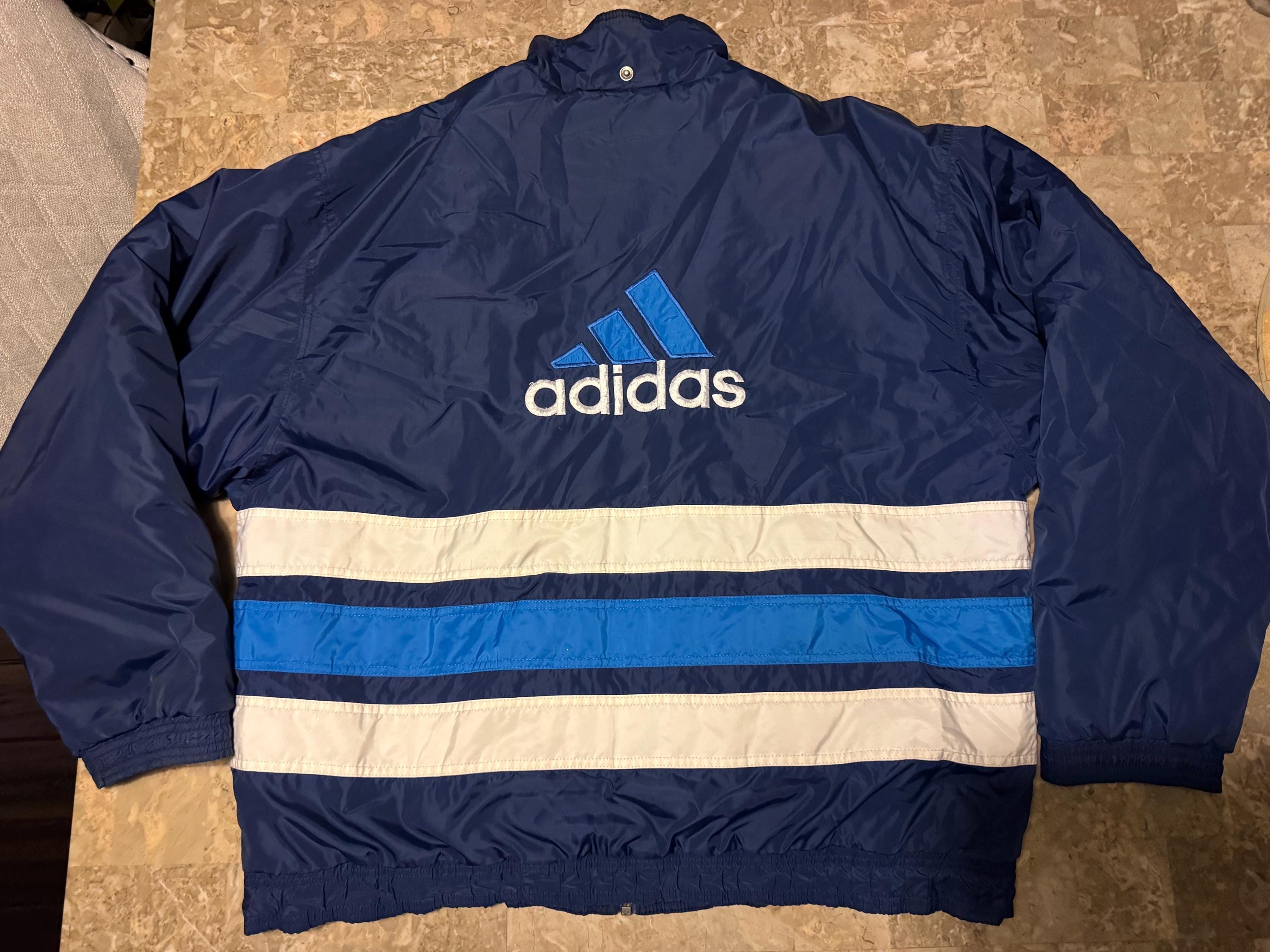 90s Vintage Adidas Puffer - Etsy