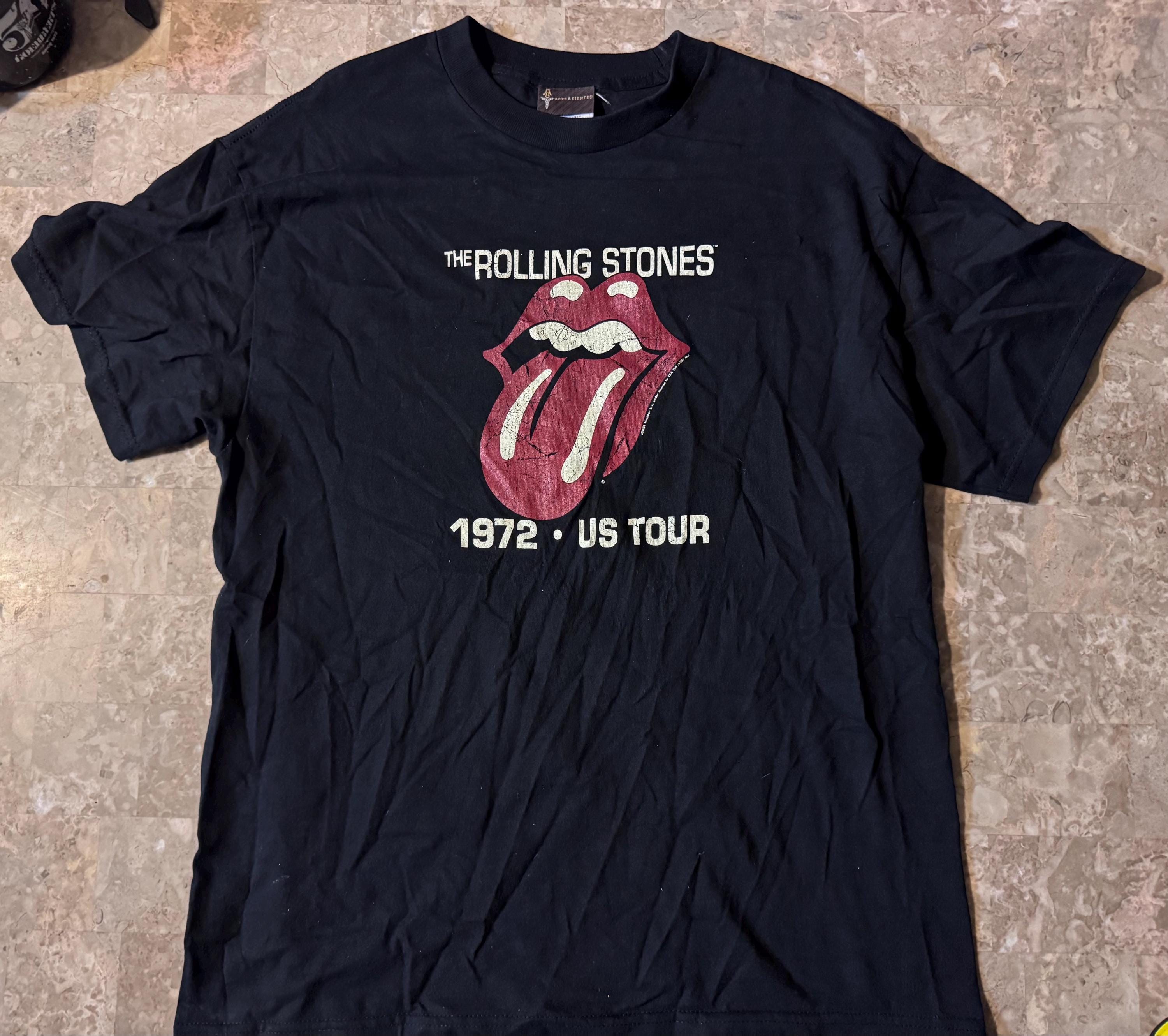 1972 Rolling Stones Tour Tee Shirt - Etsy