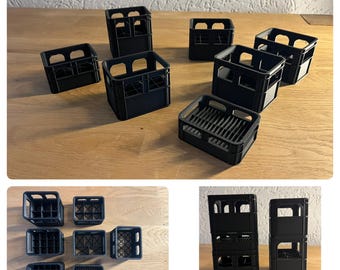 Stapelbare batterij-organizer – opbergdoos voor AA-, AAA- en 9V-batterijen in huis en werkplaats