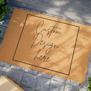 Doormat, Personalized and Custom Mat, Custom Doormat, Outdoor Personalized Doormat, Weatherproof, Rug, Personalized mat, Customized Coir Mat